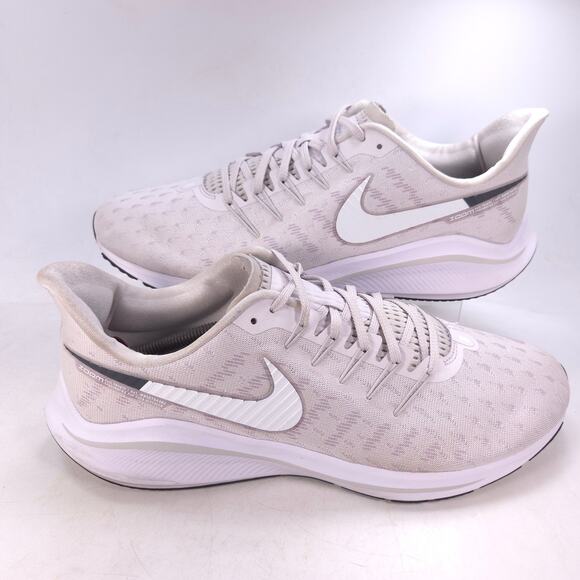 Nike Zoom Vomero 14 Lace Up Athletic Running Shoe Mens Size 13 CK1969-002 White - Picture 6 of 10